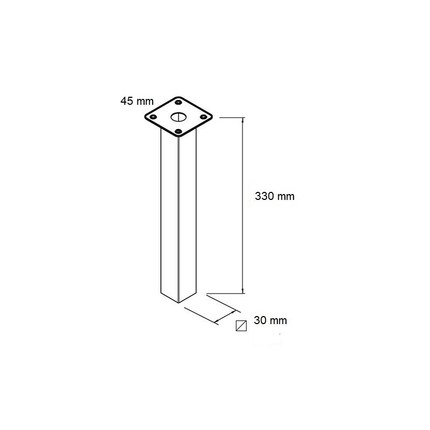 Pieds de suspension meuble de salle de bain