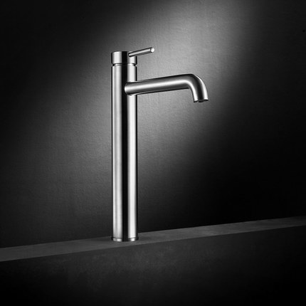 Robinet mitigeur surélevé Inceza chrome brossé