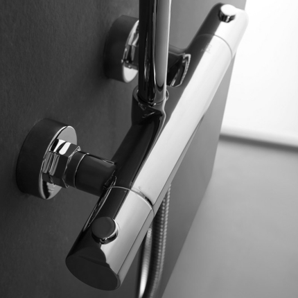 Colonne de douche thermostatique Slimo