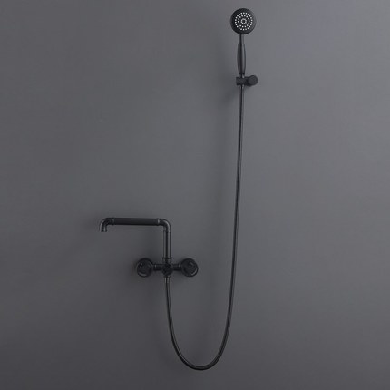 Mitigeur bain douche Industria noir mat