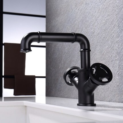 Robinet mélangeur Industria noir mat