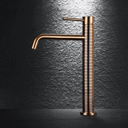 Robinet mitigeur surélevé Intreca Rose gold