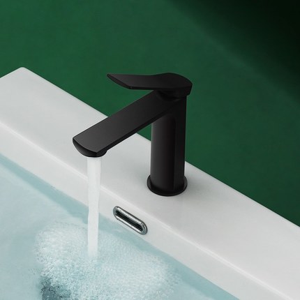 Robinet mitigeur Rectango noir mat