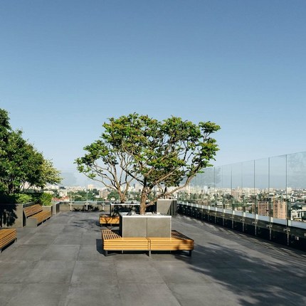 Carrelage terrasse Unika Smoke 90x90 2 cm	