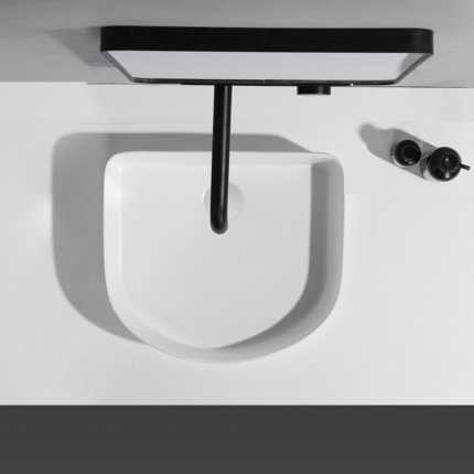 Vasque blanc mat Ondulaé 42 cm