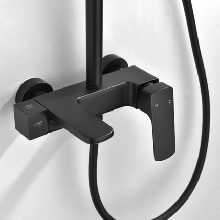 Colonne bain douche One noire