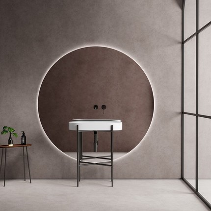 Console blanc mat ELLE 70 cm