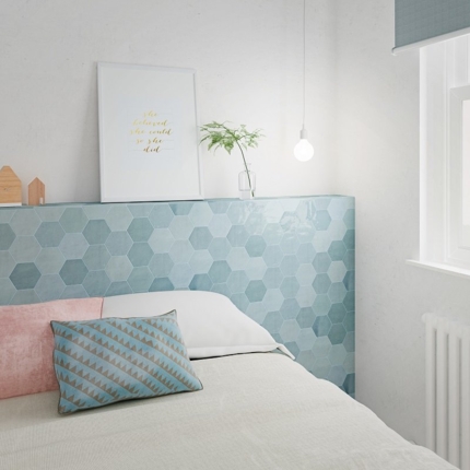 Carrelage hexagonal Zellige glossy 