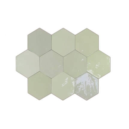 Carrelage hexagonal Zellige glossy 