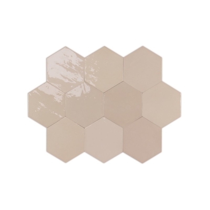 Carrelage hexagonal Zellige glossy 