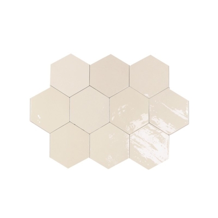 Carrelage hexagonal Zellige glossy 