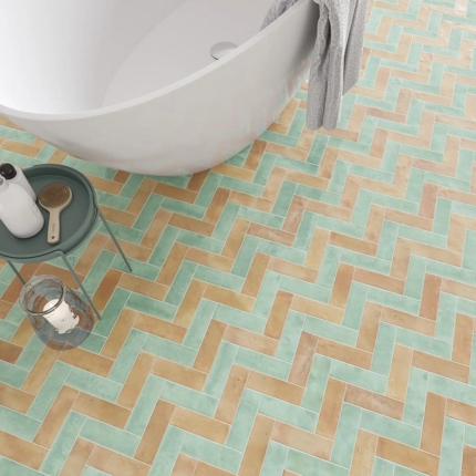 Carrelage aspect Zellige Bejmat 5x15 cm 