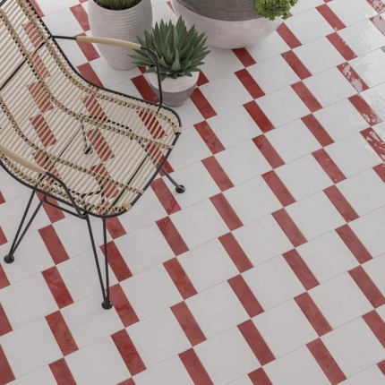 Carrelage aspect Zellige Bejmat 5x15 cm 