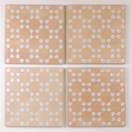 Carrelage aspect zellige Bejmat carré 15x15 cm