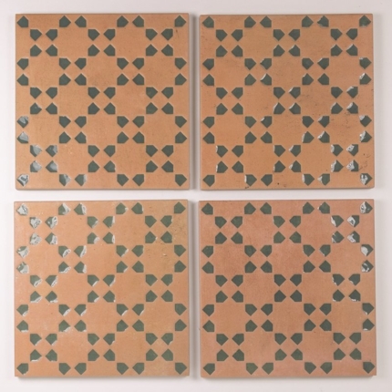 Carrelage aspect zellige Bejmat carré 15x15 cm