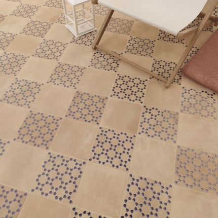 Carrelage aspect zellige Bejmat carré 15x15 cm