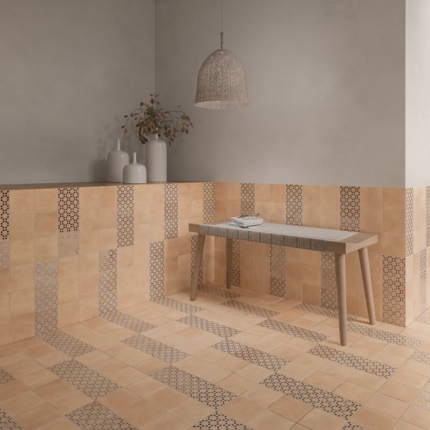 Carrelage aspect zellige Bejmat carré 15x15 cm