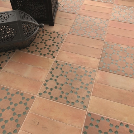Carrelage aspect zellige Bejmat carré 15x15 cm