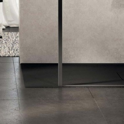 Barre de renfort du sol au plafond 6 à 8 mm chromé et noir mat 