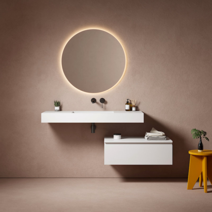 Meuble bas salle de bain 80 cm Sheda