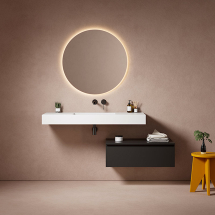 Meuble bas salle de bain 80 cm Sheda