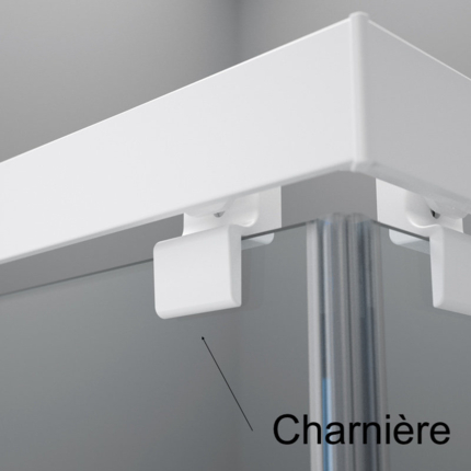 Porte coulissante sur mesure noir mat 
