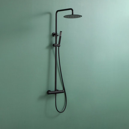 Colonne de douche mécanique noire Osmose