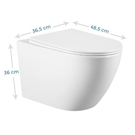 Cuvette suspendue Compact Rimless