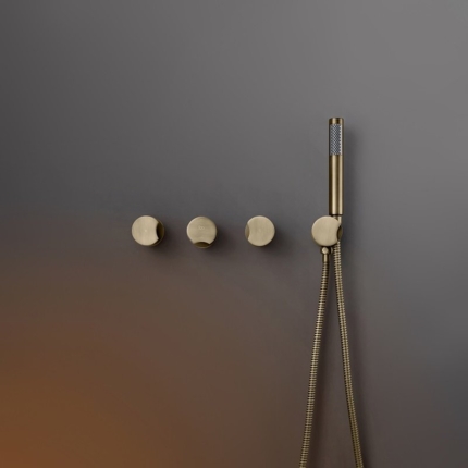 Kit de douche Encastrado Antique Brass