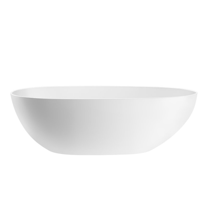 Baignoire îlot Lipsia blanc mat 165 cm 