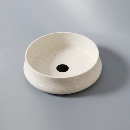 Vasque terrazzo Quartz 38 cm 