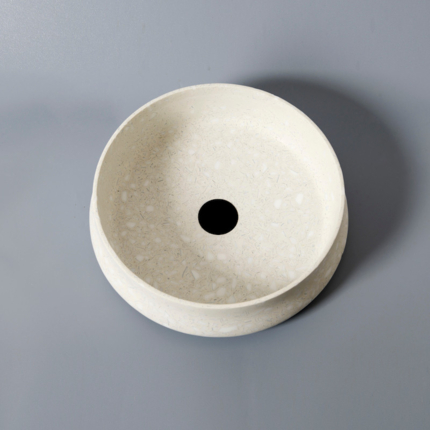 Vasque terrazzo Quartz 38 cm 