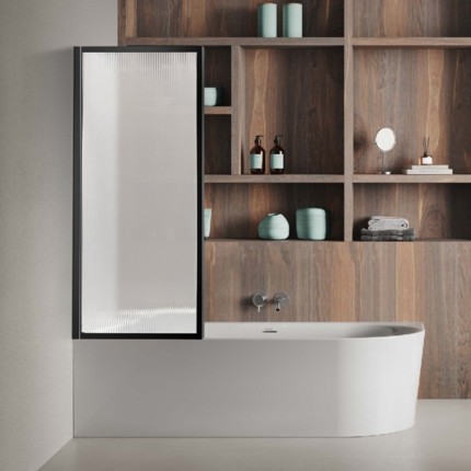 Pare baignoire Luxblack 60 cm
