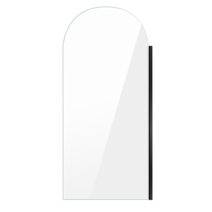 Pare baignoire Arc 70 cm noir mat