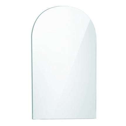 Paroi de douche fixe Arc rose doré brossé