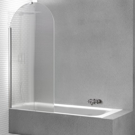 Pare baignoire Flûte 70 cm Chrome