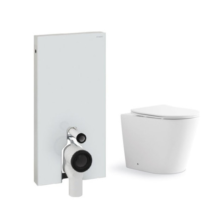 Pack WC à poser Rimless Monolith GEBERIT Darko