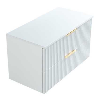 Meuble cannelé Ark 90 cm plan
