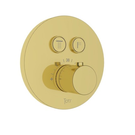Mitigeur douche encastré Push or brossé