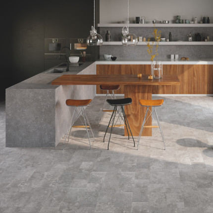 Carrelage Pierre bleu unique bleu opus