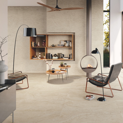 Carrelage unique travertin minimal