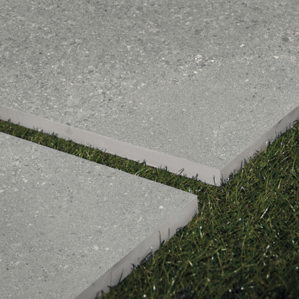 Carrelage 20 mm Grain stone Grey grain moyen