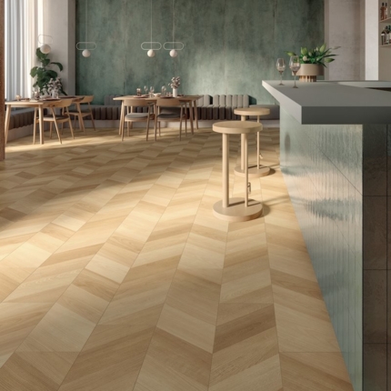 Carrelage English Wood Chevron