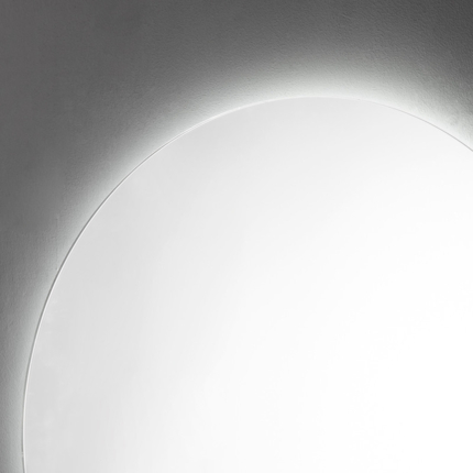 Miroir demi cercle Luna LED 110 cm 