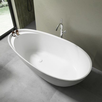 Baignoire ilot solid surface Eyes 170 cm