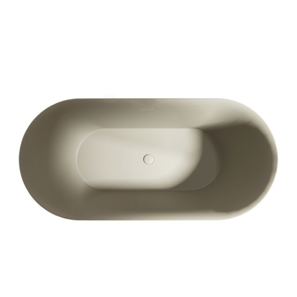 Baignoire beige Argillae mat 170 cm