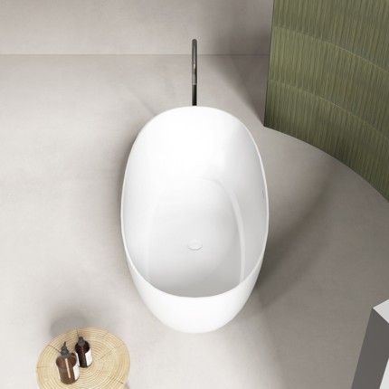 Baignoire solid surface Ice 160 cm