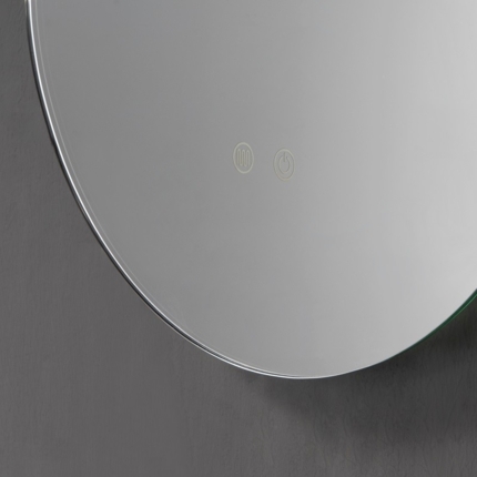 Miroir 45 cm led Ovalis