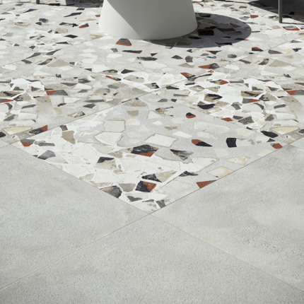 Carrelage I Cocci 2.0 extérieur 2 cm mat 90x90 cm 