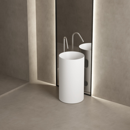 Lavabo colonne totem blanc mat Tub